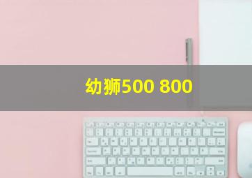 幼狮500 800